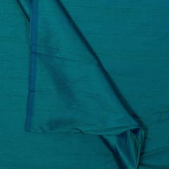 Rama Green Colour Dupion Silk Fabric