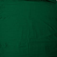 Bottle Green Colour Dupion Silk Fabric