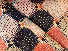 MultiColour Abstract Chiffon Fabric