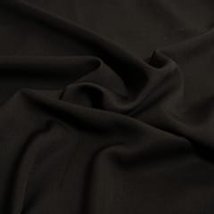 Black Colour Banana Crepe Fabric