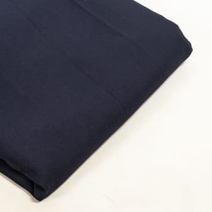 Navy Blue Colour Banana Crepe Fabric