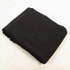 Black Colour Banana Crepe Fabric