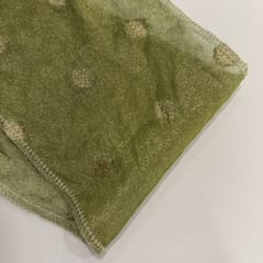 Dyeable Golden Tissue Jacquard Fabric