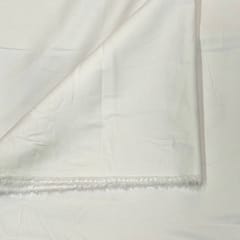 White dyeable Cambric Cotton Lycra Spandex fabric