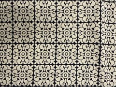Black Abstract Cotton Cambric Dabu Fabric