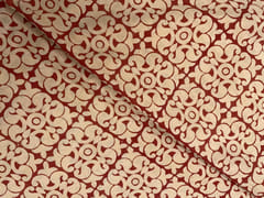 Red Abstract Cotton Cambric Dabu Fabric