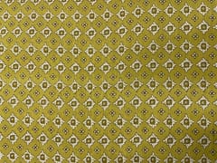 Olive Yellow Abstract Cotton Cambric Fabric