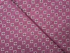 Pink Abstract Cotton Cambric Fabric