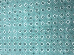 Sea Blue Abstract Cotton Cambric Fabric