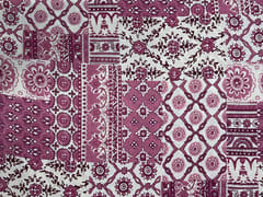 Pink Geometric Cotton Cambric Fabric