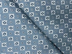 Grey Abstract Cotton Cambric Fabric