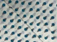 Rama Green Floral Cotton Fabric