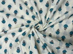 Rama Green Floral Cotton Fabric
