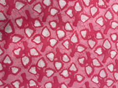 Pink White Floral Cotton Fabric