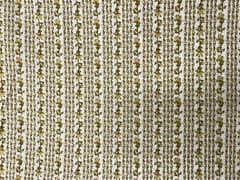 Dull Yellow White Stripes Cotton Fabric