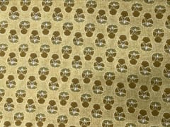 Dull Yellow Floral Cotton Fabric