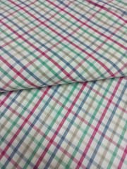 Multi Colour Yarn Dyed Cotton Check Fabric