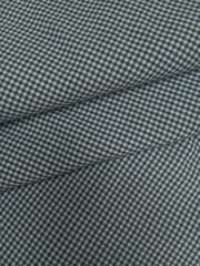 Blue Gingham Check Yarn Dyed Cotton Fabric