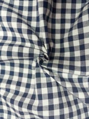Royal Blue Plain Weave Yarn Dyed Cotton Fabric