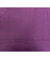 Purple Plain Pure Linen Fabric - 60 Lea