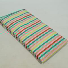 White Colour Cotton Cambric Printed Fabric