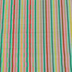 White Colour Cotton Cambric Printed Fabric