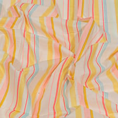 Multi Colour Cotton Cambric Printed Fabric