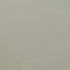 Off White Colour Dyeable Cotton Chikan Embroidered Fabric