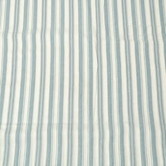 Green Colour Yarn Dyed Dobby Stripes