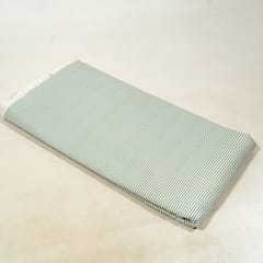 Green Colour Yarn Dyed Cotton Stripes Fabric