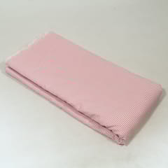 Pink Colour Yarn Dyed Cotton Stripes Fabric