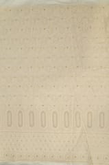 Dyeable Georgette Lakhnavi Embroidered Fabric