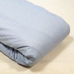 Sky Blue Colour Cotton Chambrey Fabric
