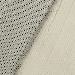 Off White Colour Dyeable Cotton Chikan Embroidered Fabric