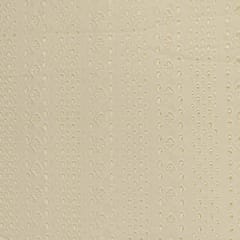 Off White Colour Dyeable Cotton Chikan Embroidered Fabric