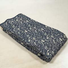 Blue Denim Printed Fabric
