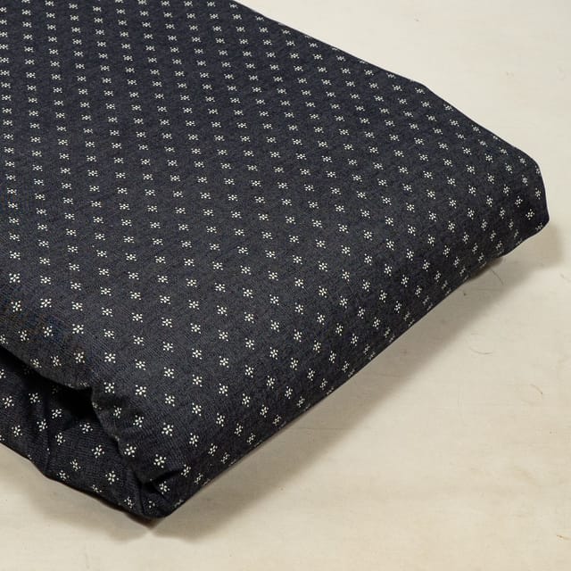 Blue Denim Printed Fabric