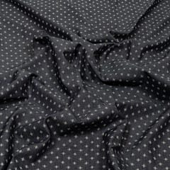 Blue Denim Printed Fabric