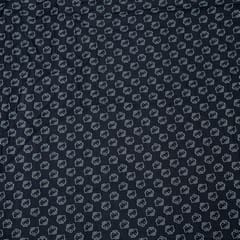 Blue Denim Printed Fabric