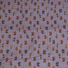 Move Colour Cotton Leno Floral Digital Printed Fabric