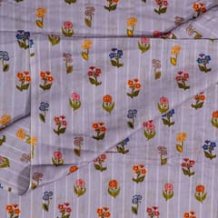 Move Colour Cotton Leno Floral Digital Printed Fabric