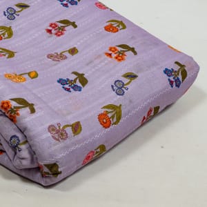 Move Colour Cotton Leno Floral Digital Printed Fabric