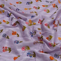 Move Colour Cotton Leno Floral Digital Printed Fabric