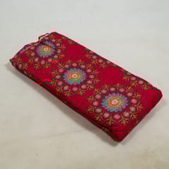 Rani Colour Cotton Leno Floral Digital Printed Fabric