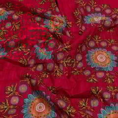 Rani Colour Cotton Leno Floral Digital Printed Fabric