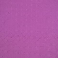 Move Colour Cotton Chikan Embroidered Fabric
