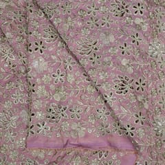Move Colour Tissue Crepe Cutwork Fabric