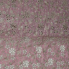 Move Colour Tissue Crepe Cutwork Fabric