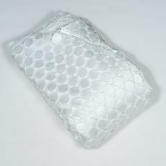 White Colour Chemical Lace Cutwork Fabric
