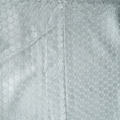 White Colour Chemical Lace Cutwork Fabric